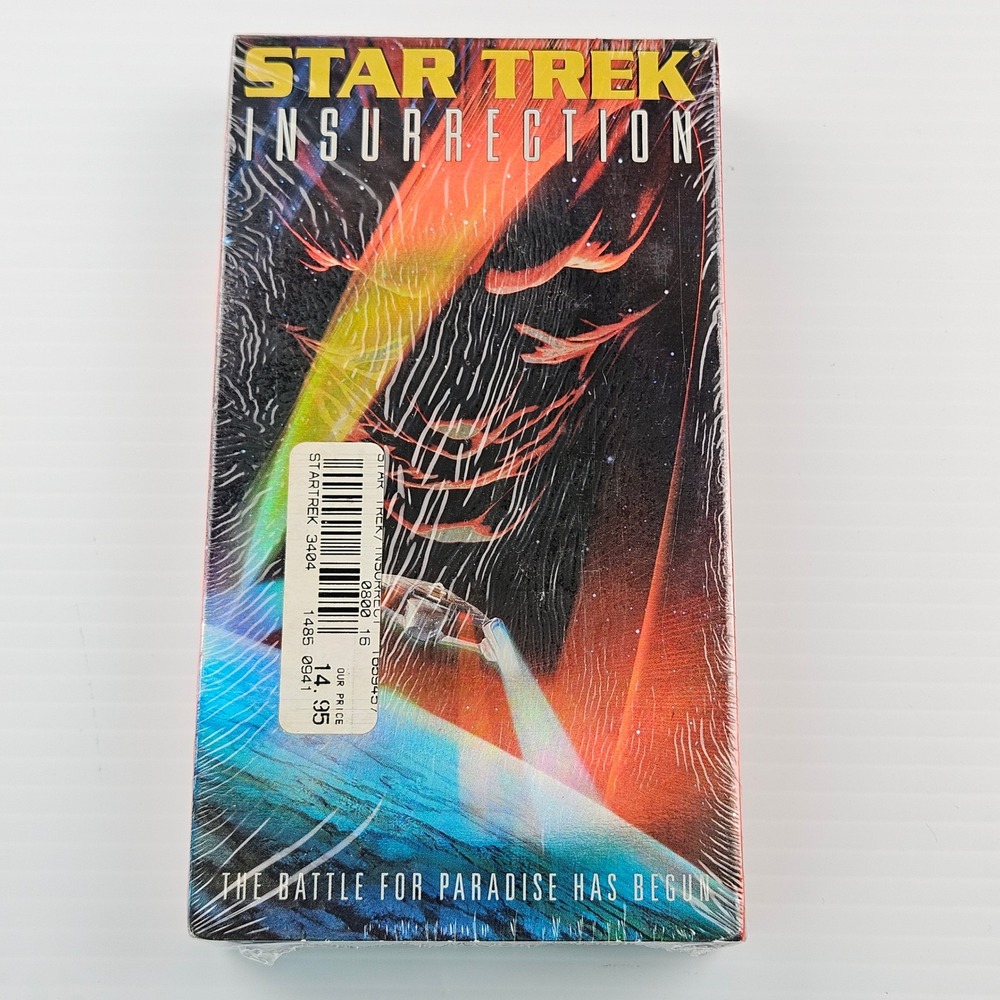 Star Trek Insurrection VHS Movie 99 Sealed Paramount Sci-Fi Patrick Stewart NEW